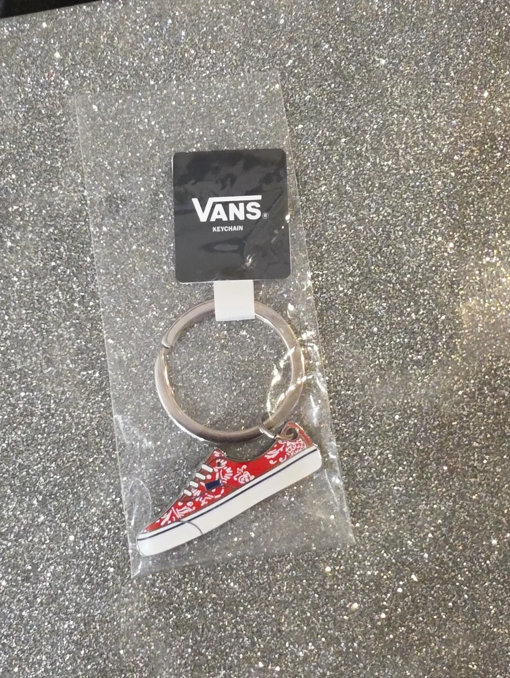 Vans Waffle Shop Tropical Authentic Keychain